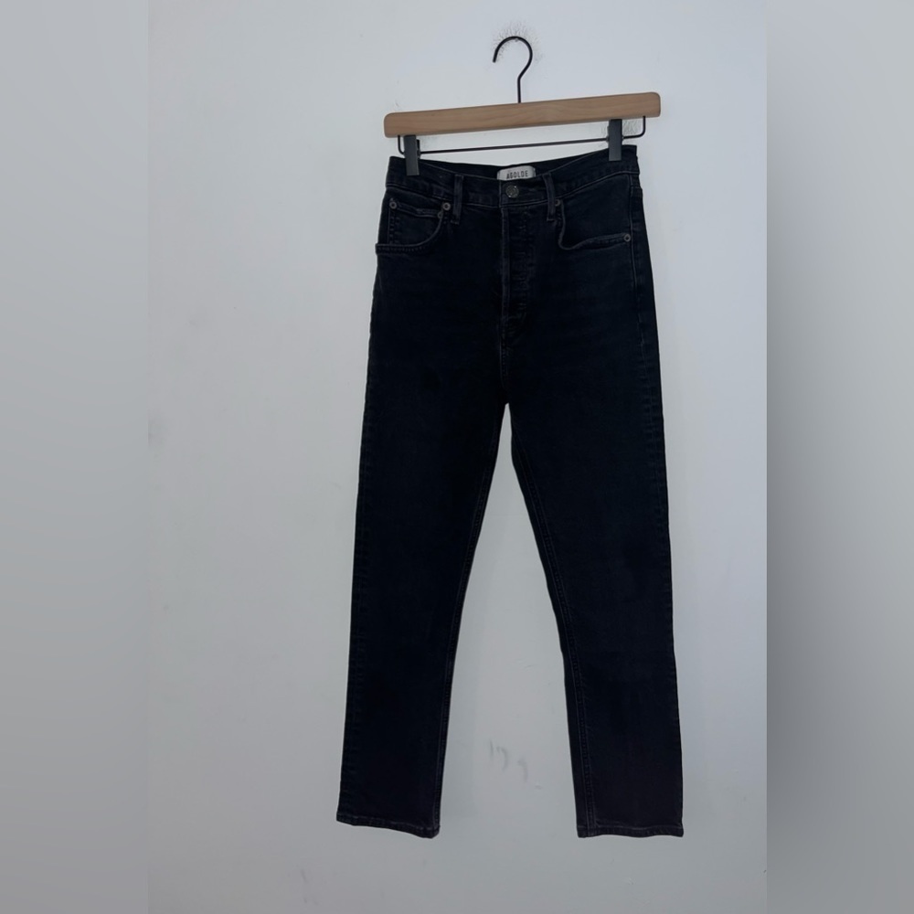 AGOLDE Riley High Rise Straight Crop in Panoramic Size 25 - Picture 6 of 11